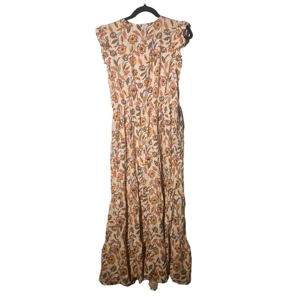 Sonoma Goods For Life Ruffle Sleeve Smocked Maxi Dress NWT Medium - Picture 2 of 9